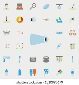 view illustration icon. optometry icons universal set for web and mobile
