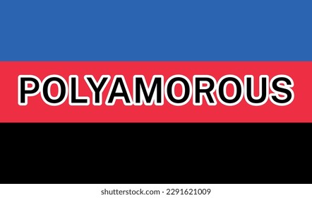 View of International Polyamory Pride Flag
