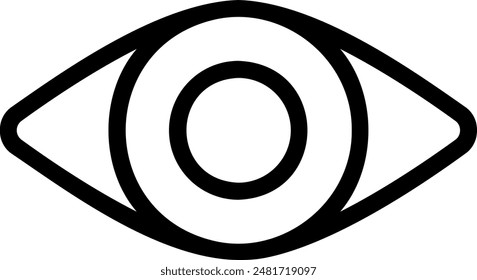ver línea icono ilustración Vector