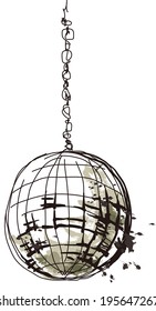 The view of mirror ball 