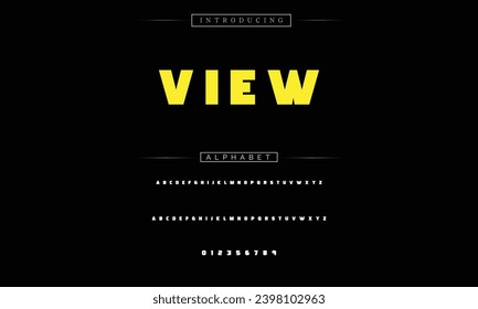 Ver letra negrita moderna. Sans Serif Font. Típografía minúscula de estilo urbano en cursiva superior regular para moda, deporte, tecnología, digital, cine, diseño de logotipo, vector