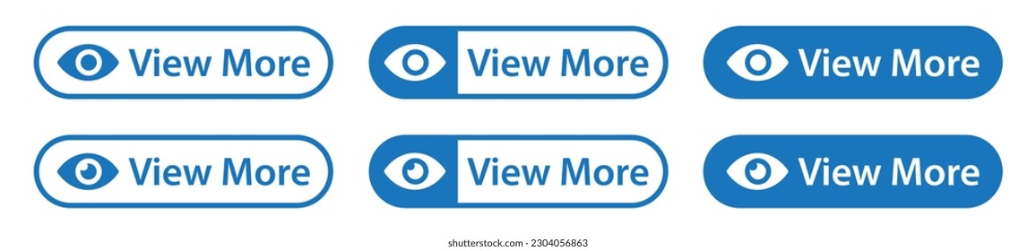 View more icon. View more button icon, vector illustration