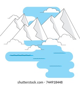 view mountain background