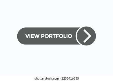 ver vectores de botón de portafolio.firmar etiqueta de portafolio de vista de burbuja de voz
