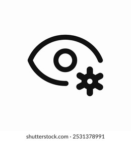view settings icon sign vector