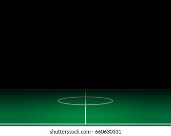 A view from the sideline of an soccer (football) field. Football background