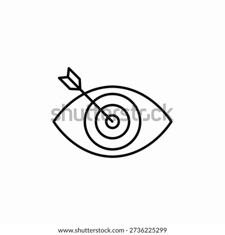 view target icon sign vector