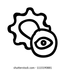 view vector icon