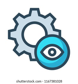 view vector icon