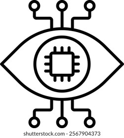 View vector icon. Can be used for printing, mobile and web applications.