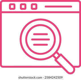 View vector icon. Can be used for printing, mobile and web applications.