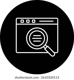 View vector icon. Can be used for printing, mobile and web applications.