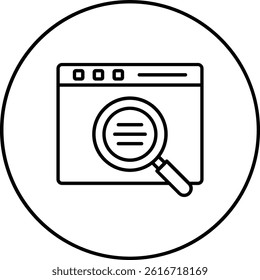 View vector icon. Can be used for printing, mobile and web applications.