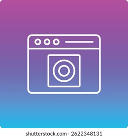 View vector icon. Can be used for printing, mobile and web applications.