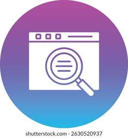 View vector icon. Can be used for printing, mobile and web applications.