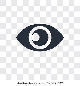 View vector icon isolated on transparent background, View logo concept