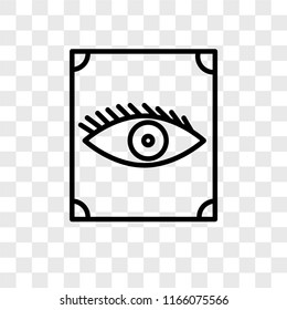 View vector icon isolated on transparent background, View logo concept