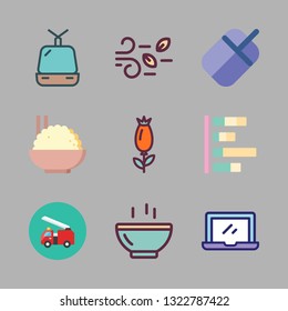 view vector icon set
