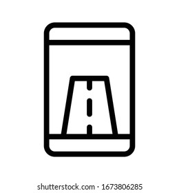 view vector thin line icon 