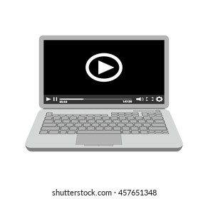 view video on a laptop