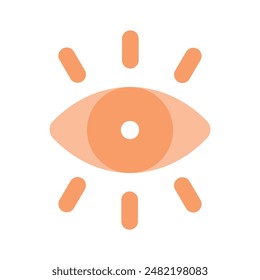 View, vision, monitoring icon design, ready to use and download