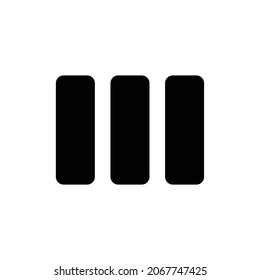 view week Icon. Flat style design isolated on white background. Vector illustration