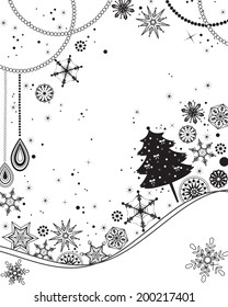 The view of winter pattern 