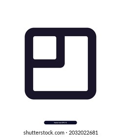 view_expand_2 icon. Layout Sign and symbol icons. vector illustrations. 