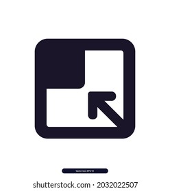 view_roll-up_1 icon. Layout Sign and symbol icons. vector illustrations. 