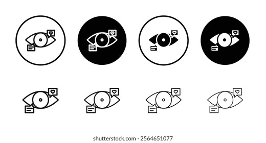 Viewable Impression icon Symbol mark in filled style