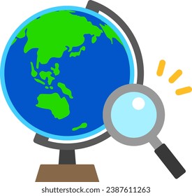 Viewing the Globe With a Magnifying Glass