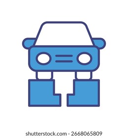 Viewing Hole icon vector stock illustration