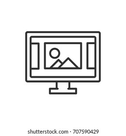 Viewing images on the monitor