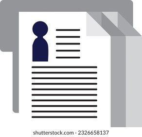 viewing individual documents, business concepts for the construction sector, shown in flat vector design.