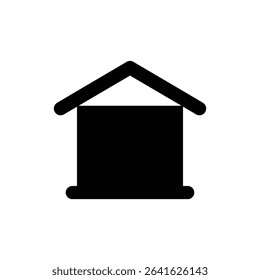 Viewing Structure with Angled Roof and Elevated Platform Design