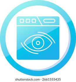 Diseño de iconos de Vector de línea de vistas