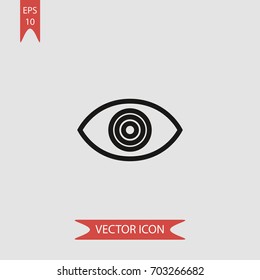 Views vector icon illustration symbol