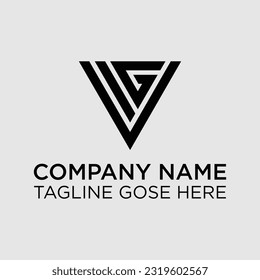 Letra VIG diseño creativo elegante de logotipo, el logotipo de la inscripción VIG es sencillo, fácil de entender y autorizado