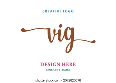 VIG lettering logo is simple, easy to understand and authoritative