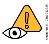 Vigilance Icon Element For Design