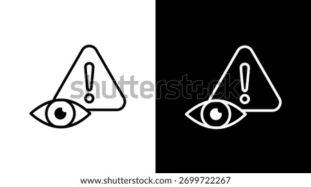 Vigilance White Icon Set Design