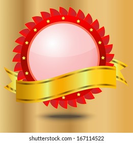 vignette with a brilliant ribbon, background for a design,vector illustration