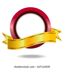 vignette with a brilliant ribbon, background for a design,vector illustration
