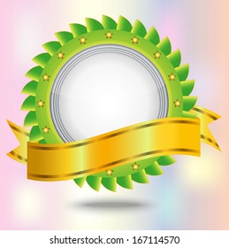 vignette with a brilliant ribbon, background for a design,vector illustration