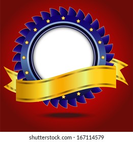 vignette with a brilliant ribbon, background for a design,vector illustration