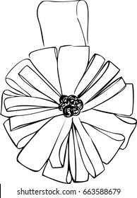Vignette. Decorative icon. Sketch.