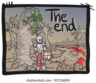 vignette with the end message