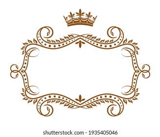 Crown Border Images, Stock Photos & Vectors | Shutterstock