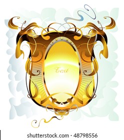 Vignette knight shield