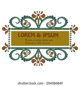 vignette in mosaic style